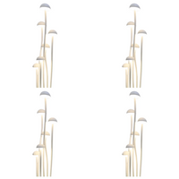 CDPA71 4x/8x/12x Package Mushroom Aluminum 3000K Warm White Integrated LED 12V Low Voltage Path Light