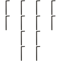 PLB14 4x/8x/12x Package Adjustable 3W 3000K Warm White Integrated LED Brass L-Shaped 12V Low Voltage Pathway Light