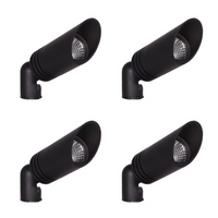 KL109 4x/8x/12x Package 3W 2700K Warm White Integrated LED 12V AC/DC Aluminum Low Voltage Landscape Lighting Spotlight