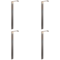 CDPS58 4x/8x/12x Package 3W Stainless Steel Directional Pathway Light LED Bollard Landscape Lighting