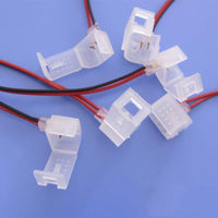 SLN 10 Pack Solderless Strip to Wire Connectors for 6x12mm Strip Light Neon