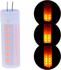 G4 2.5W JC Bi Pin DC12V Tiki Torch Flame Fire Effect 1300K LED Capsule Bulb Energy Efficient