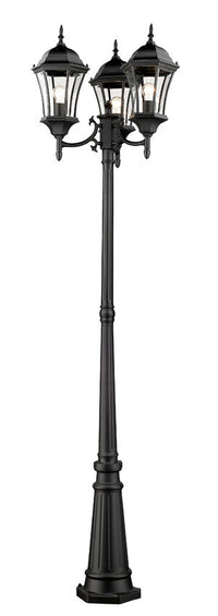 Wakefield 522MP3 3 Lights Outdoor Post Mounted Fixture Post Head and Post 25