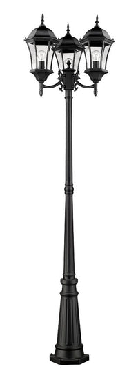 Wakefield 522MP3 3 Lights Outdoor Post Mounted Fixture Post Head and Post 25