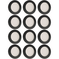 CB07 4x/8x/12x Package Round 1.8W DC12V Low Voltage LED Dimmable Cast Aluminum Recessed Cabinet Light Down Lighting Fixture