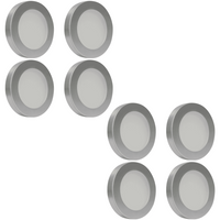 CB07 4x/8x/12x Package Round 1.8W DC12V Low Voltage LED Dimmable Cast Aluminum Recessed Cabinet Light Down Lighting Fixture