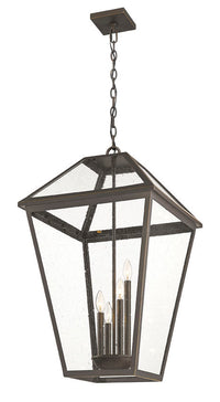 Talbot 579CHXLX 4 Lights Outdoor Chain Mount Ceiling Hanging Pendant Fixture 19.5