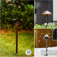 ALPCC10 6-Pack 5W Selectable 5CCT 2200K/2700K/3000K/4000K/5000K LED Landscape Bronze Pathway Light Package, 12V-24V AC/DC Low Voltage Path Lights