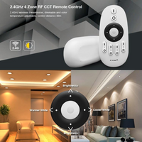 MiBoxer Milight Wireless 4-Zone RGBW/RGBCCT LED Light Bulb Remote Control