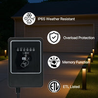 TSDCT24100 DC24V 100W Low Voltage Transformer with Photocell & Timer