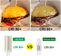 10 Pack G4 5W Bi Pin 3000K/4000K/6000K LED Capsule 450LM 120V Line Voltage Bulb Energy Efficient Light IP20