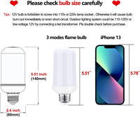 Bombilla ahorro de energía de Dimmable de los bulbos al aire libre de los candelabros del filamento de E12 3W LED