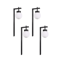 CDPS71 4x/8x/12x Package 3W 3000K Warm White Integrated LED Globe Path Light 12V Low Voltage Outdoor Landscape Lighting