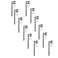 CDPS71 4x/8x/12x Package 3W 3000K Warm White Integrated LED Globe Path Light 12V Low Voltage Outdoor Landscape Lighting