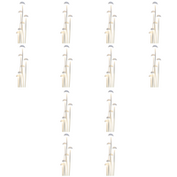 CDPA71 4x/8x/12x Package Mushroom Aluminum 3000K Warm White Integrated LED 12V Low Voltage Path Light