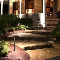 ALP03 8-Pack 5W Low Voltage 12V 3000K Integrated LED Cast Aluminum Anti-Glade Landscape Pathway Lights Package