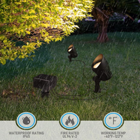 10-Way Low-Voltage Junction Box Multi Zone Central Hub 12-15V AC/DC Fir 9-21 AWG Gauge Wire