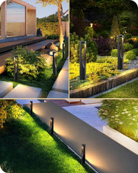ALP50 6-Pack 2W 3000K Double-sided Light LED Landscape Pathway Light Package, 12V AC/DC