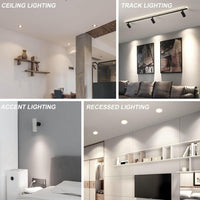 MR16 6-Pack 5W/7W 120° Flood Beam Angle  12V-24V Low Voltage LED Bulbs Package  Energy Saving Waterproof Light CE & RoHS Certified