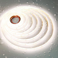 SL15 Ultra Bright Single-Color 3000K/4000K/5000K LED Dimmable Strip Light, 7.31W/ft 16.4ft SMD 2835 Strip Lights IP65 Waterproof Low Voltage 10mm DC24V Super Bright Tape Light