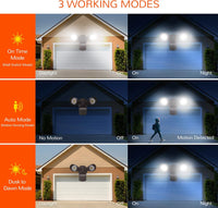 MLW2 Impermeable 20W LED Luces de inundación de seguridad para exteriores con sensor de movimiento
