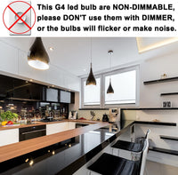 6x/10x G4 5W Bi Pin 2700K/4000K/5000K LED Capsule 12V Bulb Energy Efficient Light IP65 Waterproof