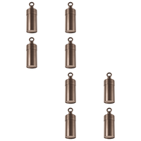 HLB01 4x/8x/12x Package 12V LED Low Voltage Brass Cylinder Pendant Light Hanging Downlight Fixture with 5W 3000K Bulb