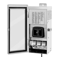 Transformador de bajo voltaje STSW300 300W Digital Smart WIFI 12V, 15V con fotocélula y temporizador IP65