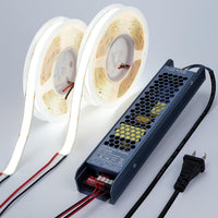 SLD16 Strip Light Single Color 2835 7.62W/ft 32.8ft (2 Rolls of 16.4ft) 15mm DC24V Low Voltage LED Indoor IP20 UL SMD Strip Light with Power Supply