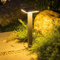 CDPA63 4x/8x/12x Package 12W Aluminum Bollard Pathway Lighting LED Square Top Modern 12V Low Voltage