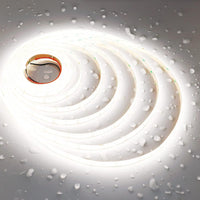 SL15 Ultra Bright Single-Color 3000K/4000K/5000K LED Dimmable Strip Light, 7.31W/ft 16.4ft SMD 2835 Strip Lights IP65 Waterproof Low Voltage 10mm DC24V Super Bright Tape Light