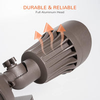 MLW2 Impermeable 20W LED Luces de inundación de seguridad para exteriores con sensor de movimiento