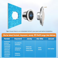 PL35 12V AC Remote-Operated LED Stainless Steel Pool Light Jacuzzi Spa RGB Color Changing Low Voltage Light with Remote Control