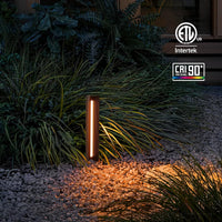 ALP54 Low Voltage Pathway Lights Package Arc-Shaped Oil-Rubbed Bronze Cast Aluminum, 7W 5CCT 12V-24V AC/DC LED Walkway Lighting IP65 Waterproof