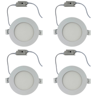 CB04 4x/8x/12x Package 10W 3CCT Round Slim 12V AC/DC LED Panel Light Low Voltage Lighting Fixture