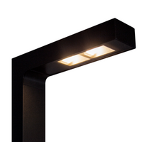 CDPA74 7W 3000K Heavy Duty Black L-Shape Cast Aluminum 12V Low Voltage LED Outdoor Landscape Path Light