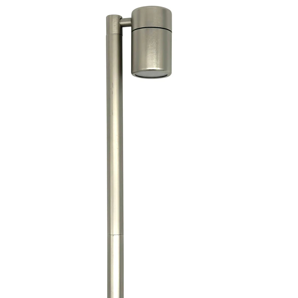 Outdoor Landscape Lighting LED 12V Low Voltage BPLP05 Rondo Stainless Steel Adjustable Path Light Low Voltage Outdoor Lighting MR16 4W 2700K 12V