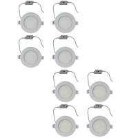 CB04 4x/8x/12x Package 10W 3CCT Round Slim 12V AC/DC LED Panel Light Low Voltage Lighting Fixture