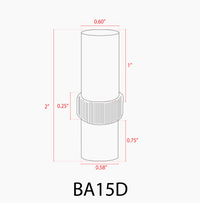 BA15D 3.5W Bayonet Style LED Capsule 12V Low Voltage Energy Efficient 1156 Light Bulb