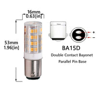 BA15D 3.5W Bayonet Style LED Capsule 12V Low Voltage Energy Efficient 1156 Light Bulb