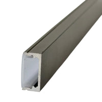 BN252 Rectangular Surface Mounted 8 ft Aluminum Channel 10 Pack for 0.43