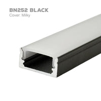 BN252 Rectangular Surface Mounted 8 ft Aluminum Channel 10 Pack for 0.43