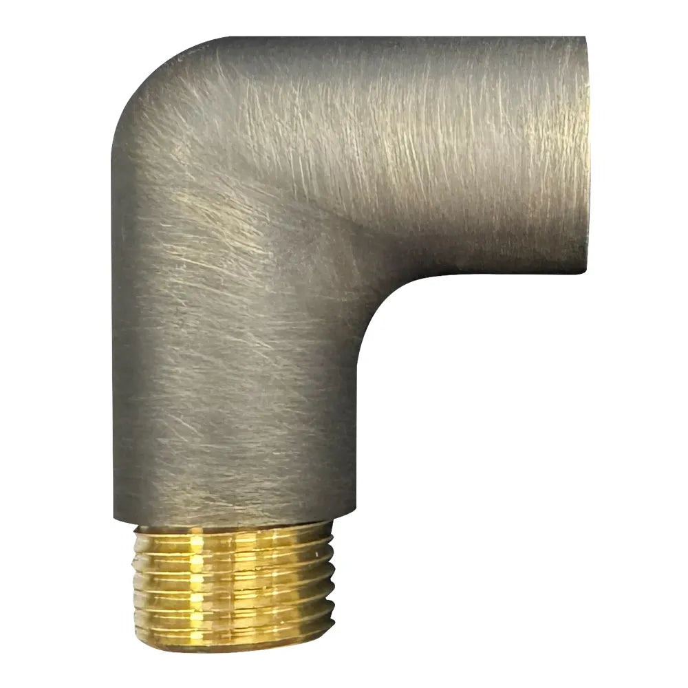 Outdoor Landscape Lighting LED 12V Low Voltage BRL2 - Brass 90° Coupling Accessory Extension for Post/Path Light Fixtures Natural Brass