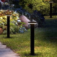 CDPA64 4x/8x/12x Package 12W Aluminum Bollard Pathway Lighting LED Circle Top Modern 12V Low Voltage