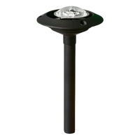 CDPA52 3W 12V AC/DC 3000K Warm White Integrated LED Aluminum Low Voltage Landscape Lighting 3 Tier Pagoda Path Light