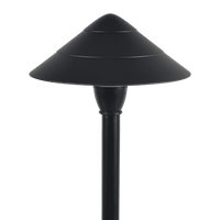 CDPA65 3W 12V Mushroom LED Path Light Beaded Swivel Hat Landscape Fixture - Kings Outdoor Lighting