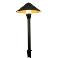 CDPA65 3W 12V Mushroom LED Path Light Beaded Swivel Hat Landscape Fixture - Kings Outdoor Lighting