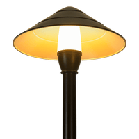 CDPA65 3W 12V Mushroom LED Path Light Beaded Swivel Hat Landscape Fixture - Kings Outdoor Lighting