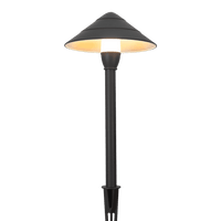 CDPA65 3W 12V Mushroom LED Path Light Beaded Swivel Hat Landscape Fixture - Kings Outdoor Lighting