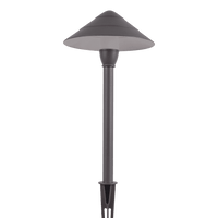 CDPA65 3W 12V Mushroom LED Path Light Beaded Swivel Hat Landscape Fixture - Kings Outdoor Lighting